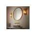 Bowlish Brushed Brass Bathroom Wall Light